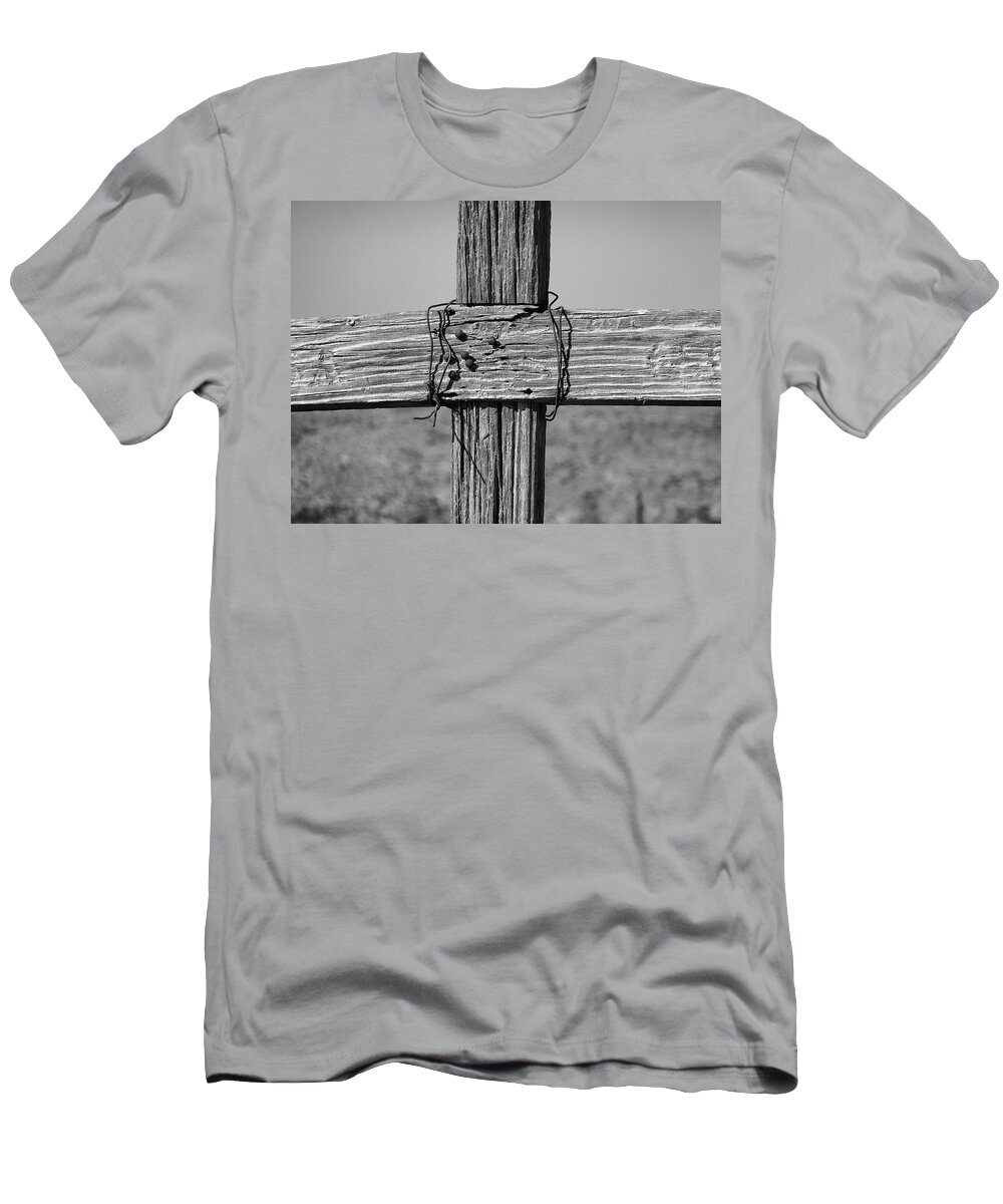 Cross T-Shirt featuring the photograph Terlingua by Gia Marie Houck