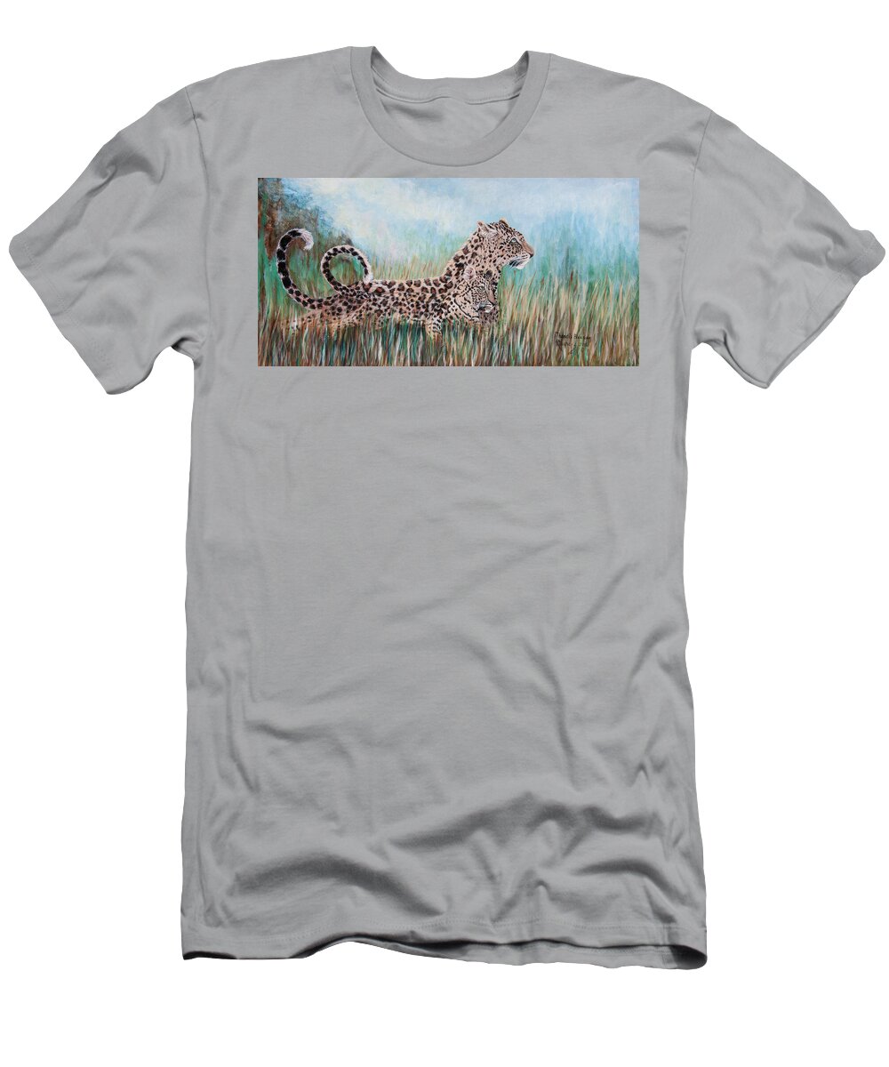 Kc Gallery T-Shirt featuring the painting Thandi's Blessing by Katherine Caughey