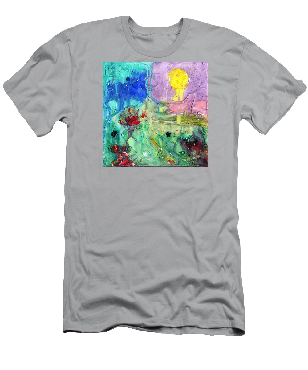 Thanksgiving T-Shirt featuring the painting Thanksgiving by Phil Strang