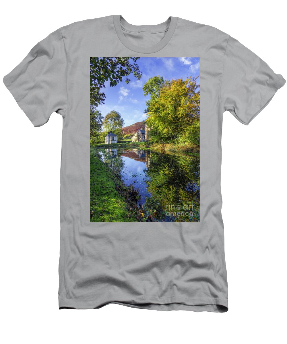 Pond T-Shirt featuring the photograph The Autumn Pond by Ian Mitchell