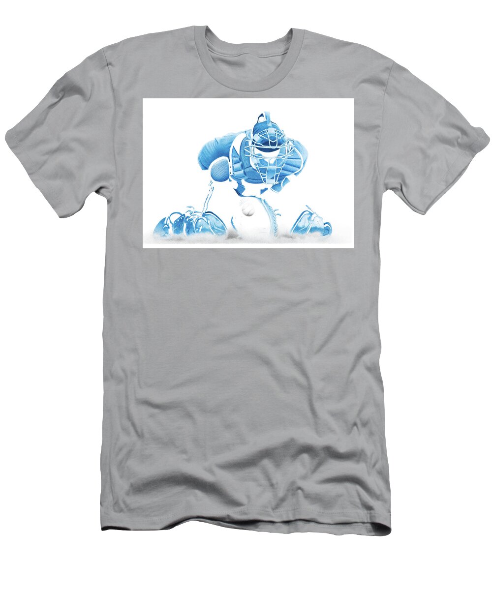Color T-Shirt featuring the drawing The Block by Stirring Images