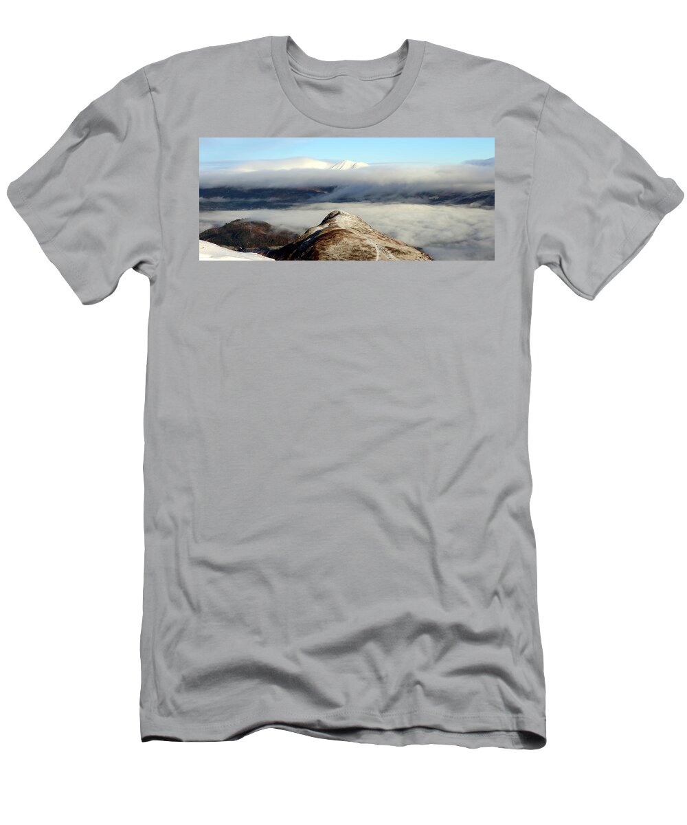 Nature T-Shirt featuring the photograph The edge of the World by Lukasz Ryszka