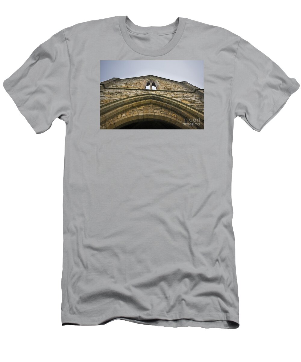 Easby Abbey T-Shirt featuring the photograph The Gatehouse by Smart Aviation