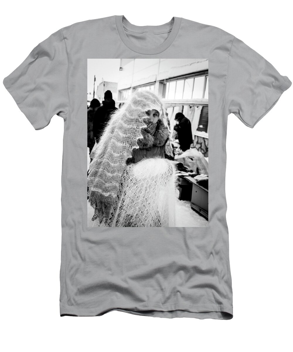 Old Woman T-Shirt featuring the photograph The Ghost by John Williams