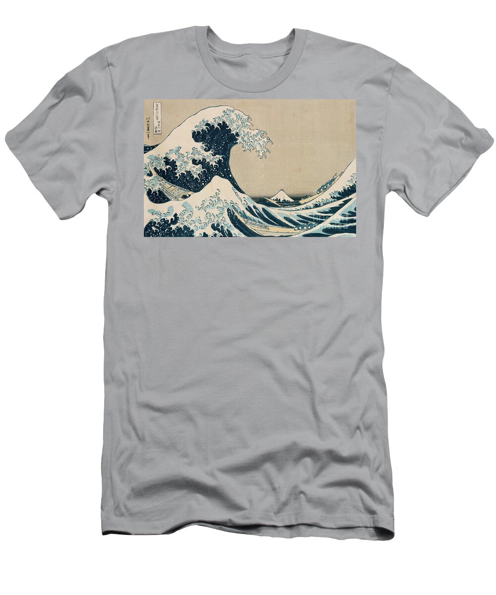 The Great Wave of Kanagawa T-Shirt by Hokusai -
