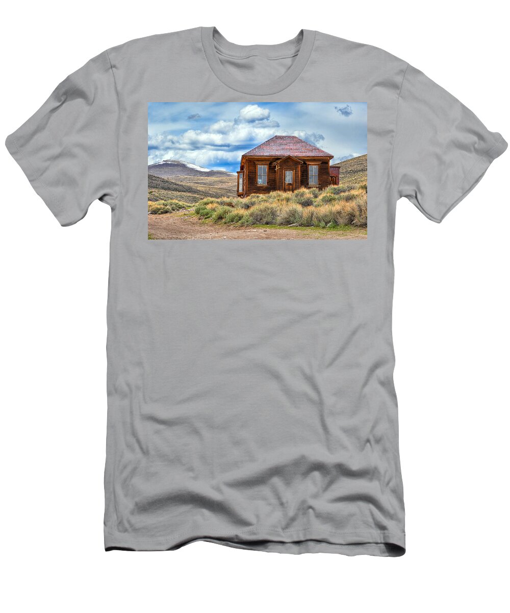 Scenic T-Shirt featuring the photograph The House That Time Forgot by AJ Schibig