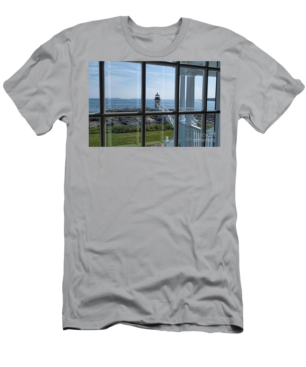 Marshall Point Lighthouse T-Shirt featuring the photograph The Keeper's View by Patrick Fennell