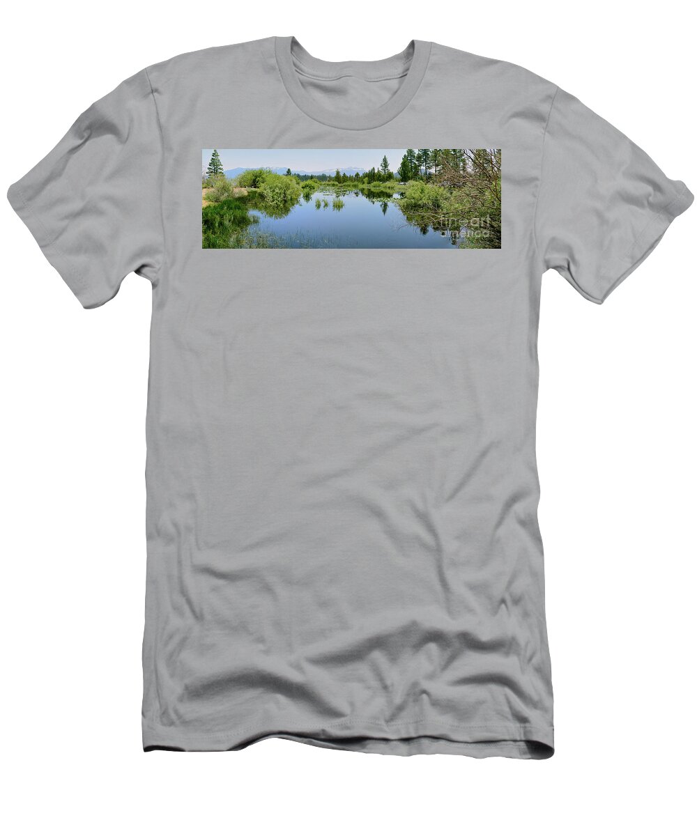 Marsh T-Shirt featuring the photograph The Marsh by Joe Lach