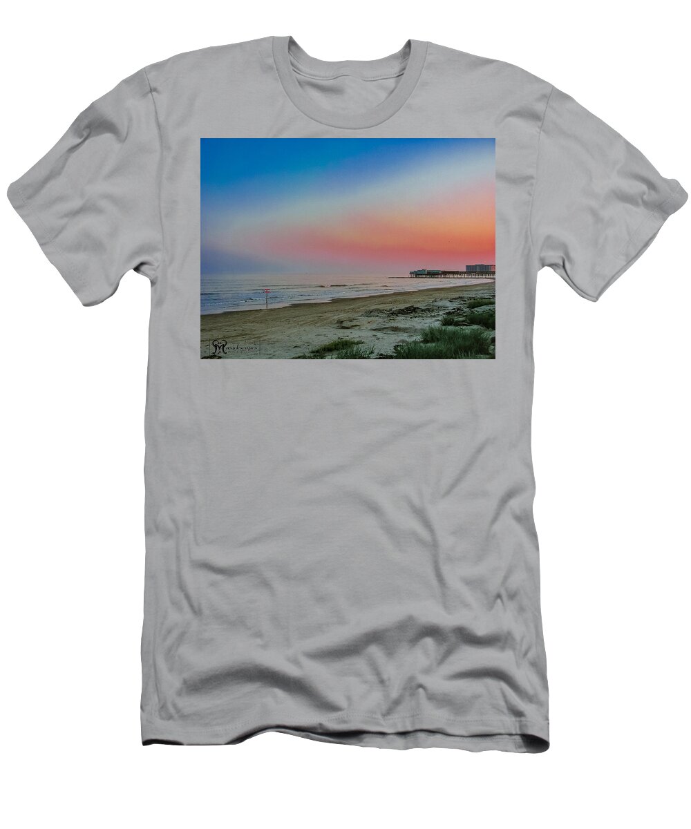 Galveston T-Shirt featuring the photograph The Night Before Rita by Karen Musick