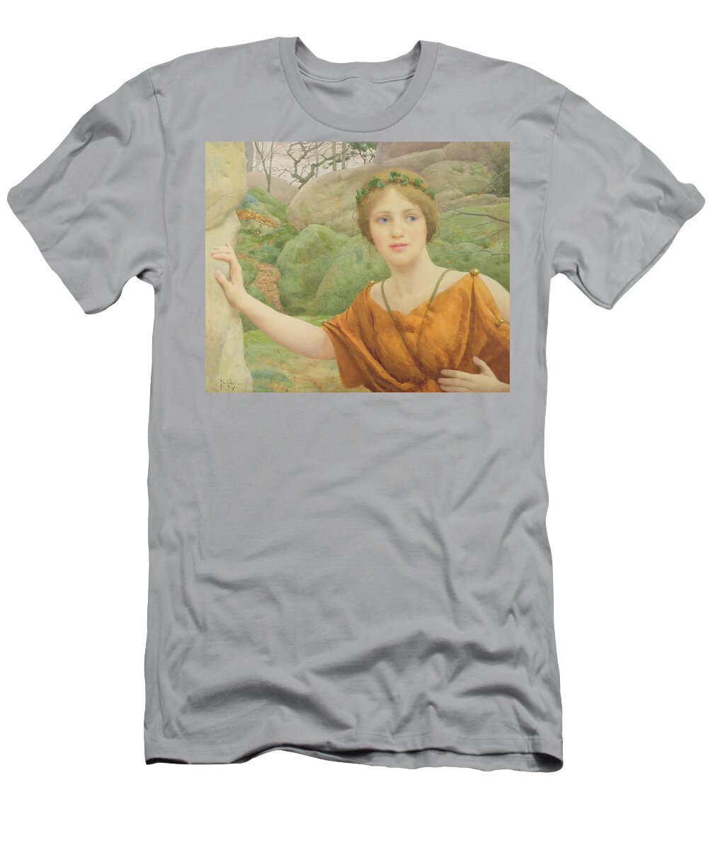The T-Shirt featuring the painting The Nymph by Thomas Cooper Gotch