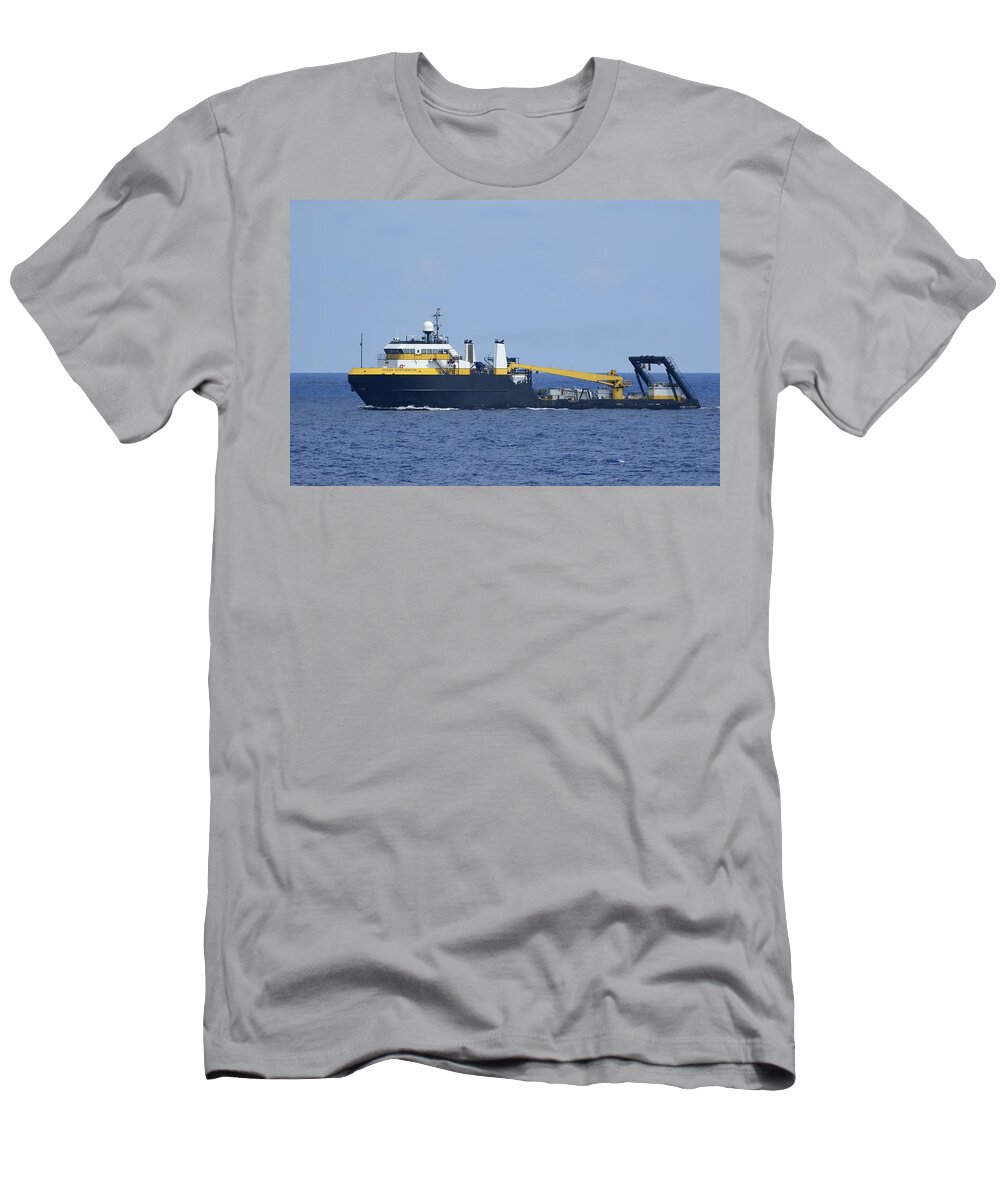 Ocean Intervention T-Shirt featuring the photograph The Ocean Intervention at sea by Bradford Martin