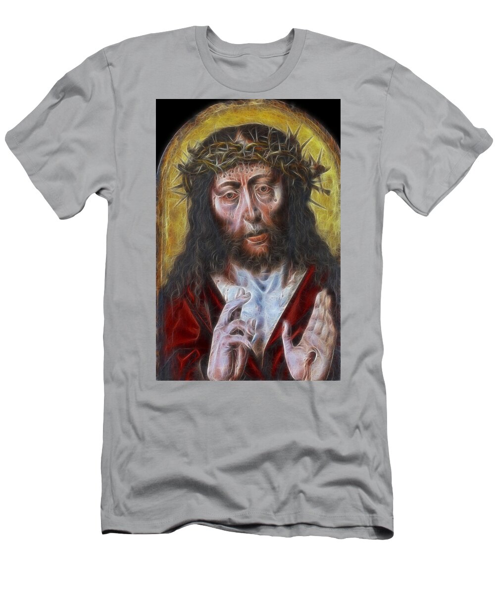 Jesus Christ T-Shirt featuring the painting The Resurrection of Christ by Doc Braham