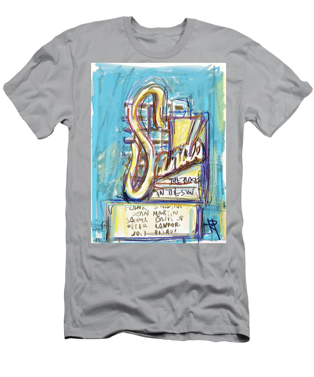 Vegas T-Shirt featuring the digital art The Sands by Russell Pierce