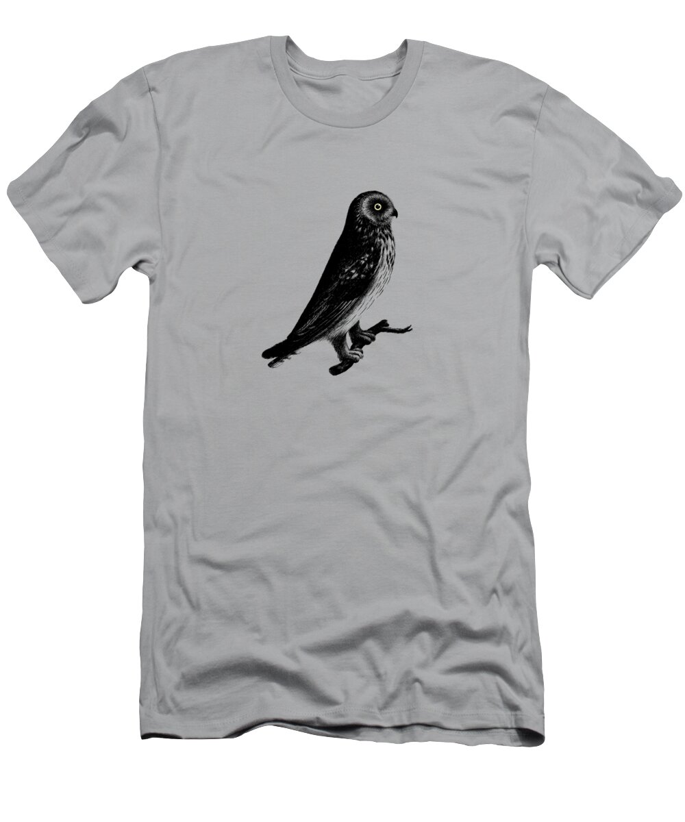 Short Eared Owl T-Shirt featuring the photograph The Short Eared Owl by Mark Rogan