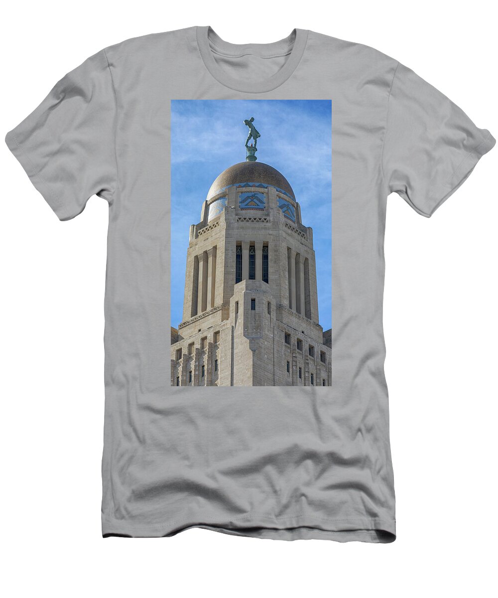 Lincoln Nebraska T-Shirt featuring the photograph The Sower by Susan Rissi Tregoning
