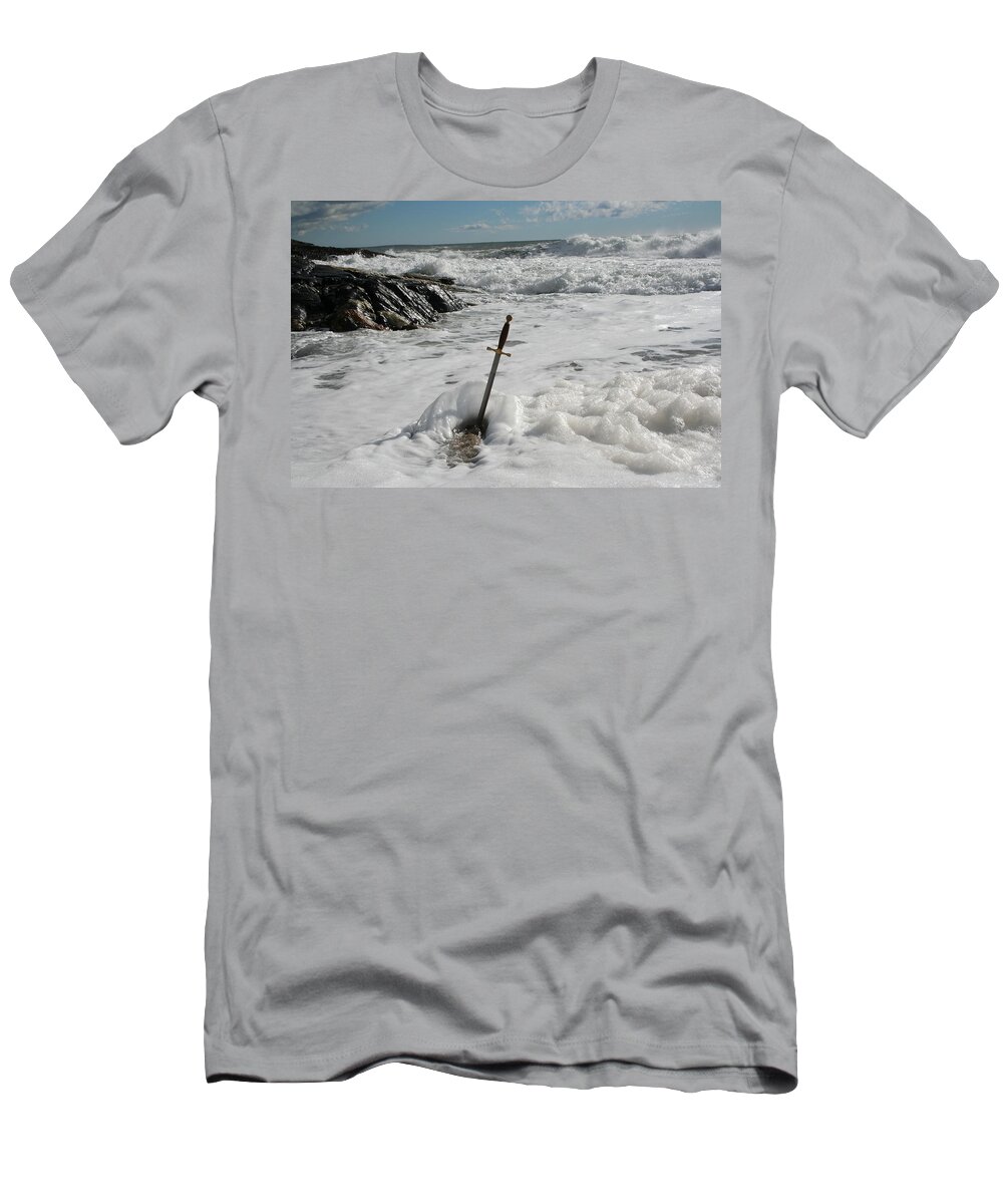 Seascape T-Shirt featuring the photograph The Sword 2 by Doug Mills