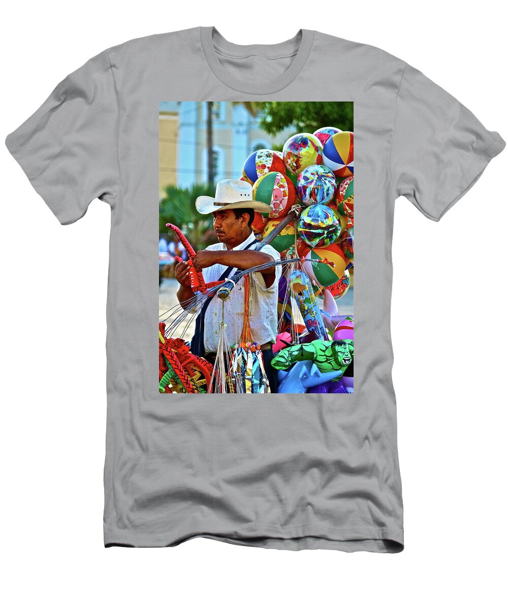 Toys T-Shirt featuring the photograph The Toy Man by Diana Hatcher