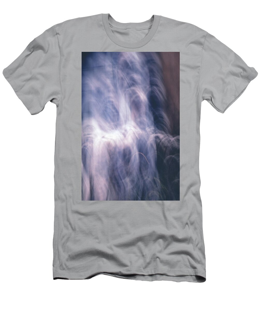 Abstract T-Shirt featuring the photograph The Waterfall of Emotion by Steven Huszar