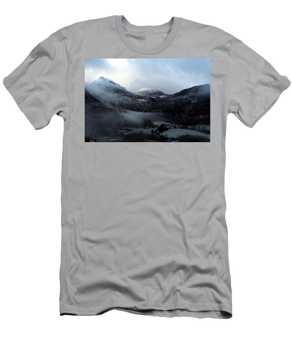 Nature T-Shirt featuring the photograph Three tops by Lukasz Ryszka