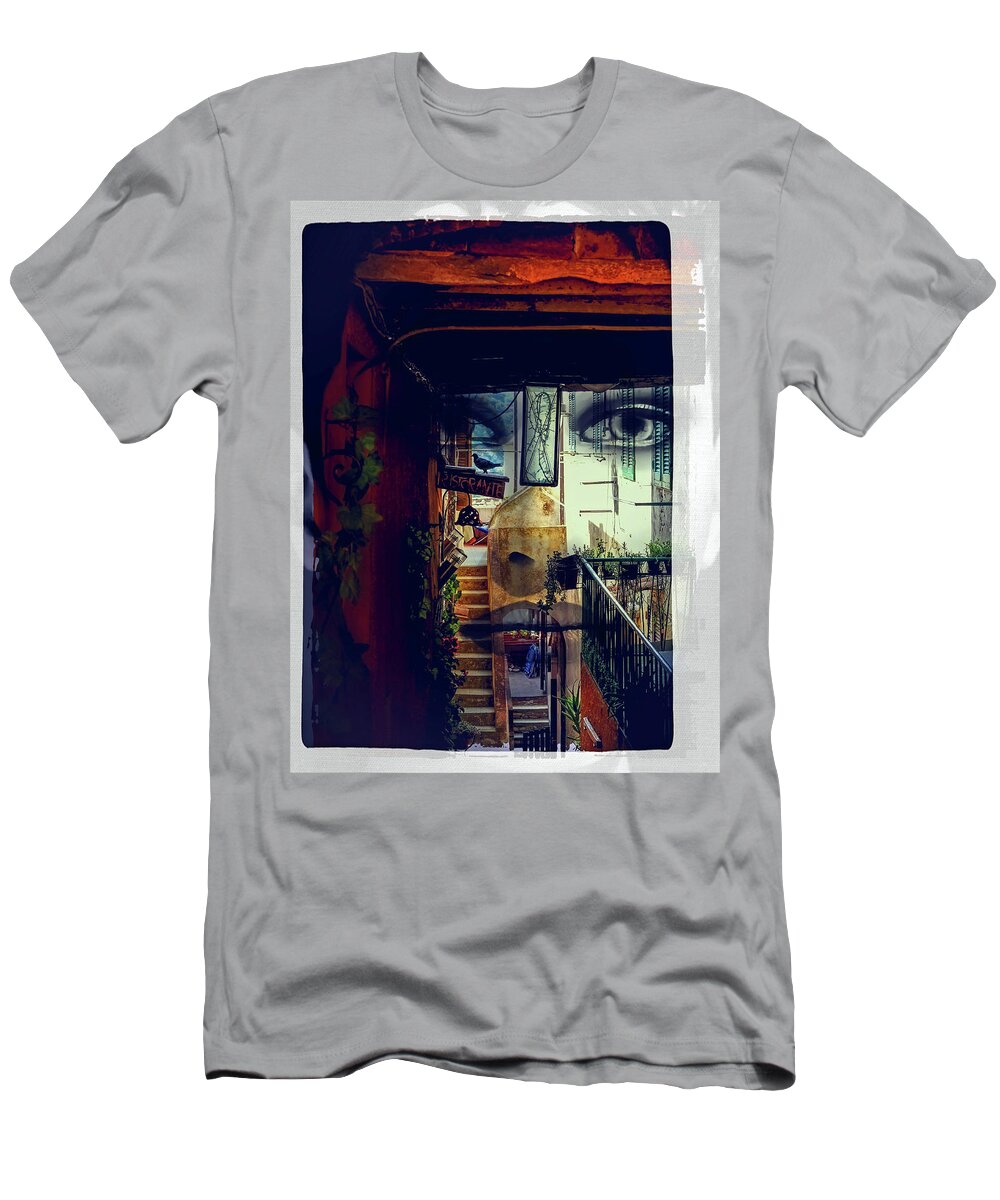 Diner T-Shirt featuring the photograph Time for diner by Gabi Hampe
