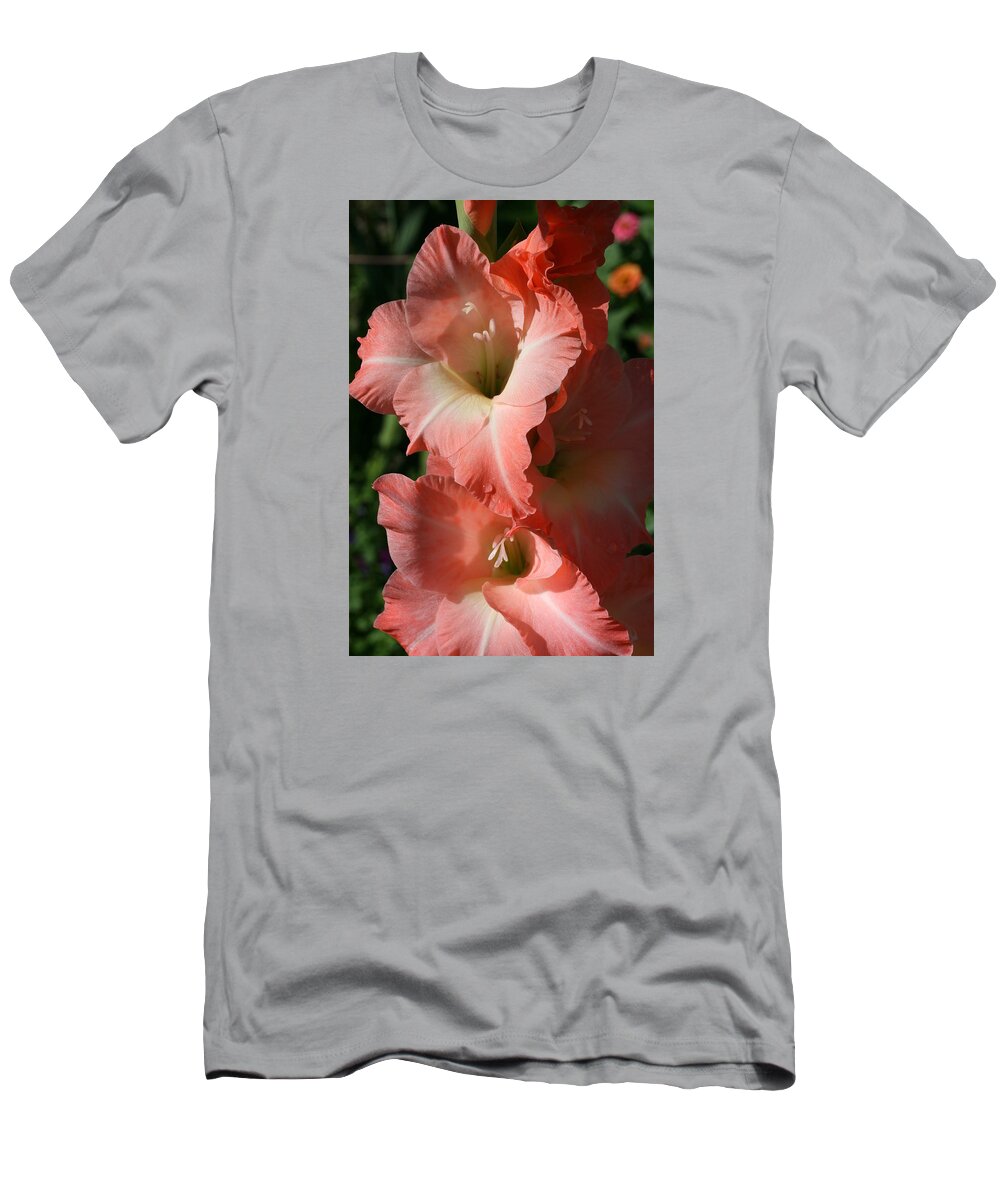 Gladiolus T-Shirt featuring the photograph Tiny Ruffles Gladiolus by Tammy Pool