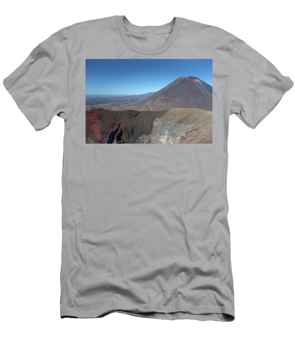 New Zealand T-Shirt featuring the photograph Tongariro Crossing by Ivan Franklin