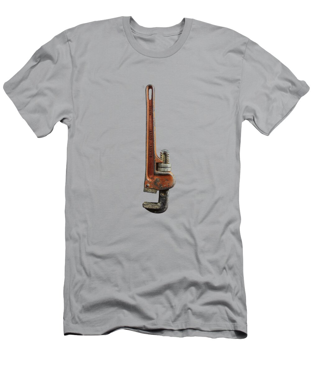 Antique T-Shirt featuring the photograph Tools On Wood 70 by YoPedro