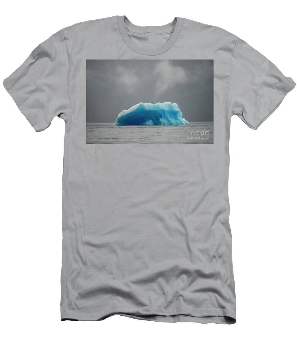 Iceberg T-Shirt featuring the photograph Iceberg - Tracy Arm Fjord by Louise Magno