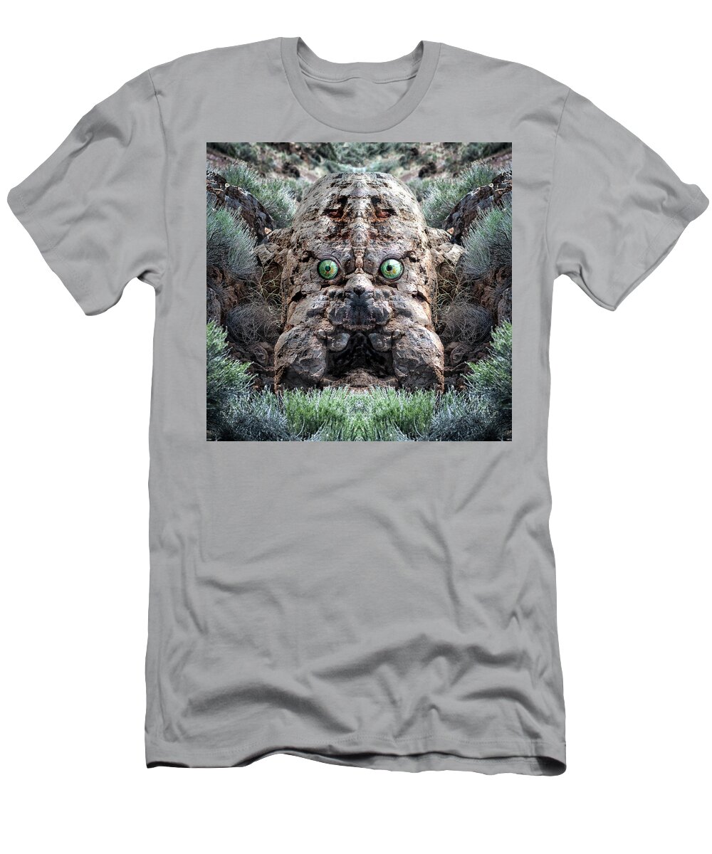 Rock T-Shirt featuring the digital art Troll 1 by Rick Mosher