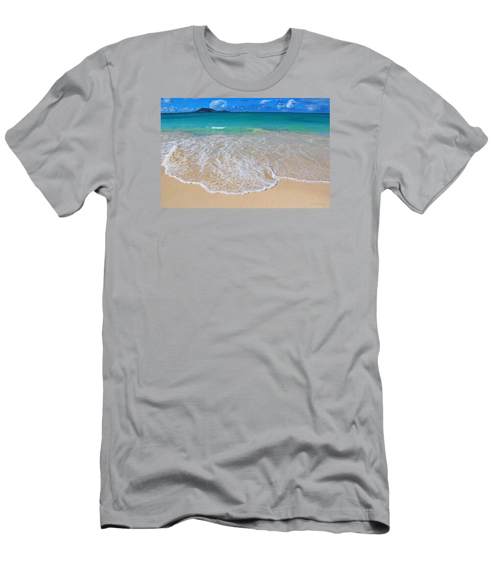 Hawaii T-Shirt featuring the photograph Tropical Hawaiian Shore by Kerri Ligatich