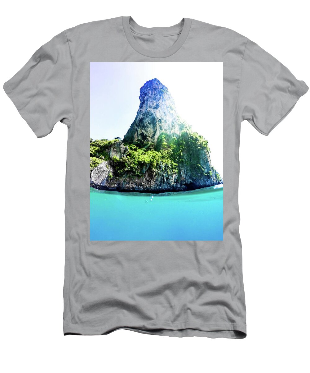 Mountain T-Shirt featuring the photograph Tropical Island by Nicklas Gustafsson