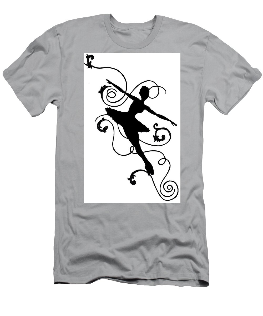 Dance T-Shirt featuring the drawing Tutu by Emily Page
