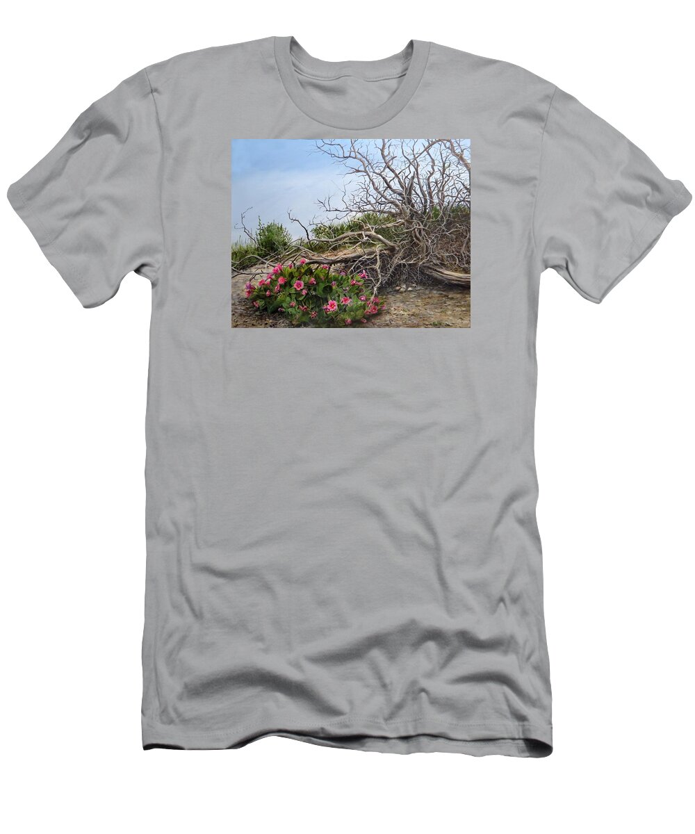 Landscape T-Shirt featuring the painting Two Stories by William Brody