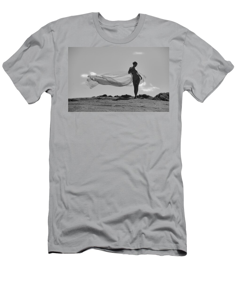 Russian Artists New Wave T-Shirt featuring the photograph Veiled With Sun and Wind by Vitaly Vakhrushev