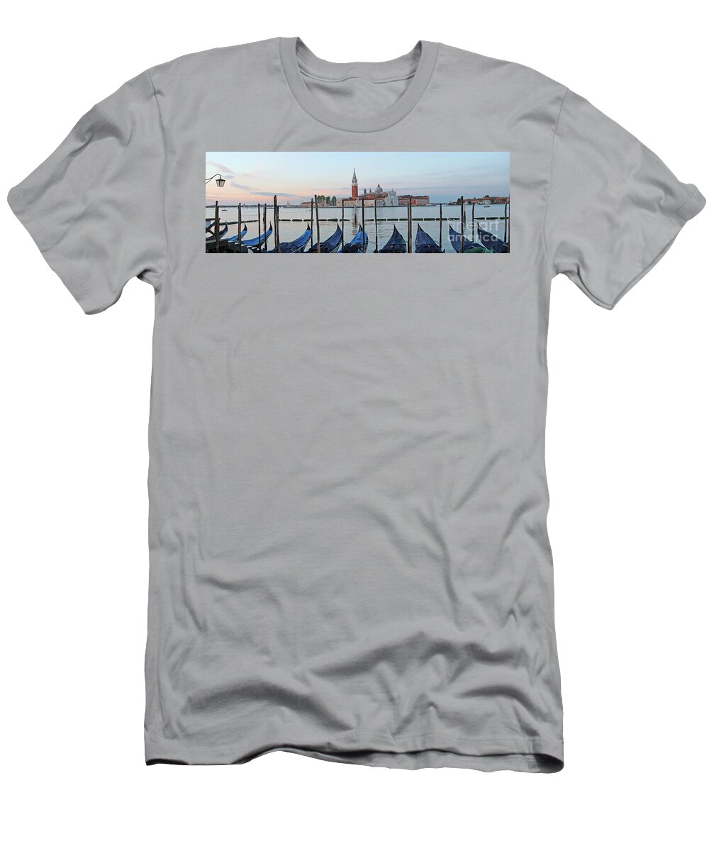 Venice T-Shirt featuring the photograph Venice Sunrise 16x48 9099 by Jack Schultz