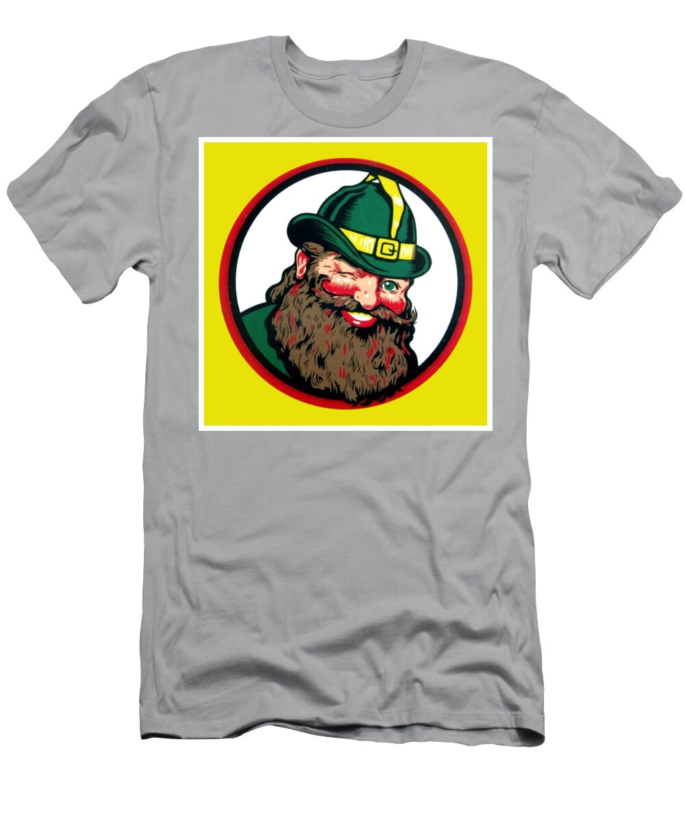 Vernors T-Shirt featuring the digital art Vernors Ginger Ale - The Vernors Gnome by John Madison