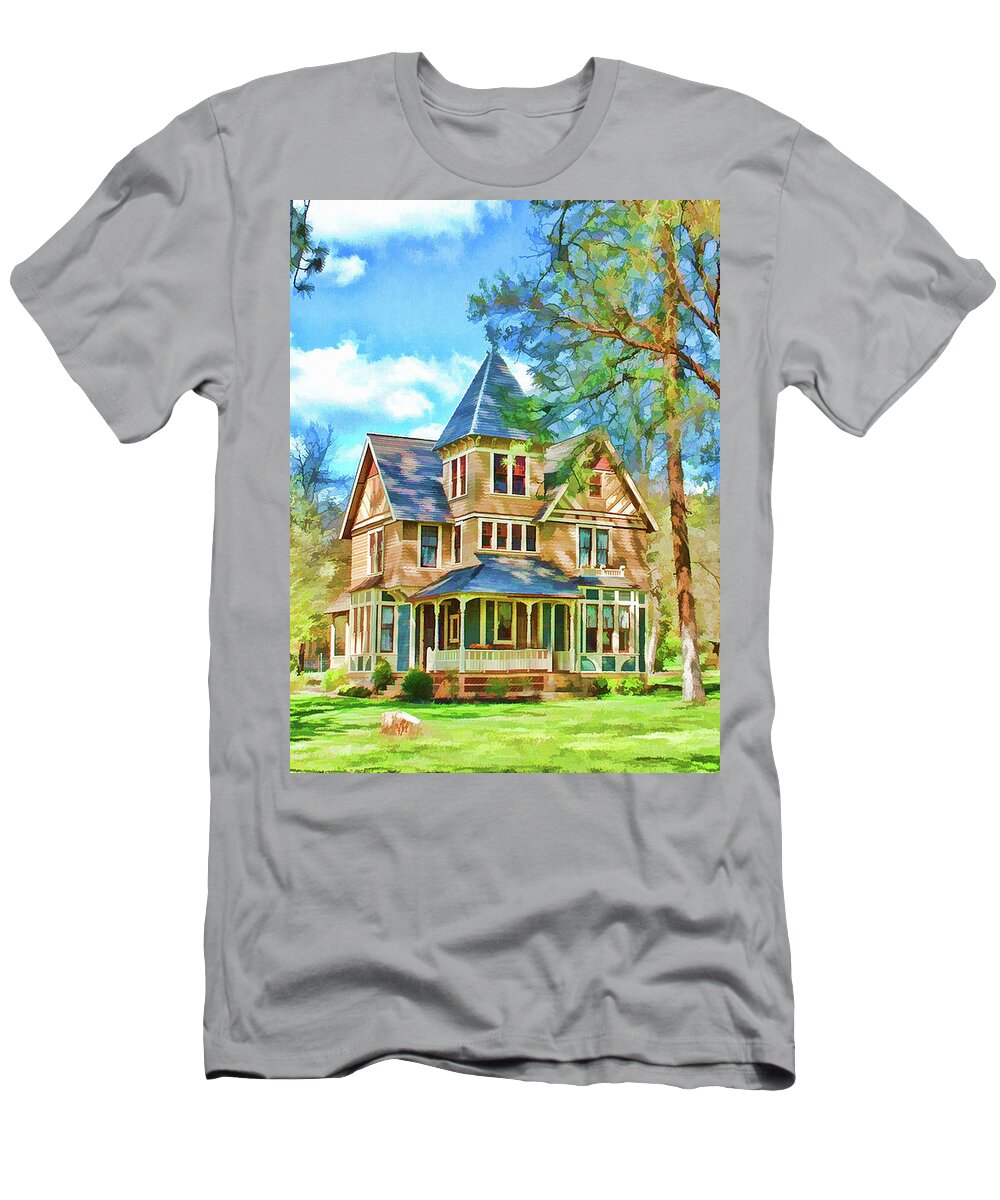 Victorian T-Shirt featuring the photograph Victorian Painting by Wendy McKennon