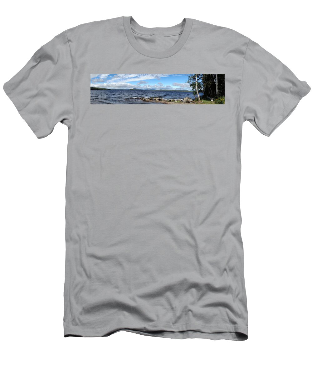 Lake T-Shirt featuring the photograph View From Our Beach by Russel Considine