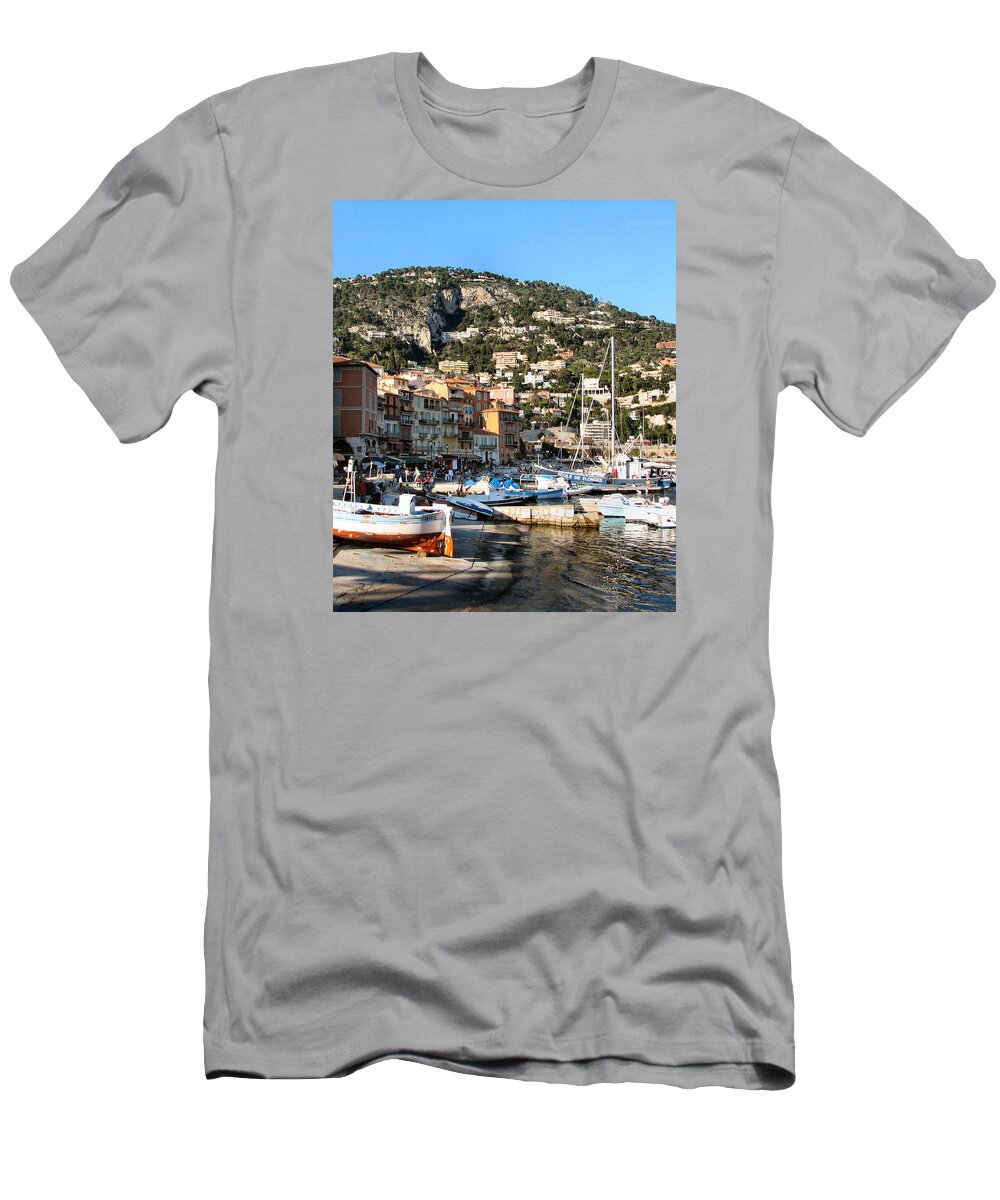 France T-Shirt featuring the photograph Villa Franche Noon by Lin Grosvenor