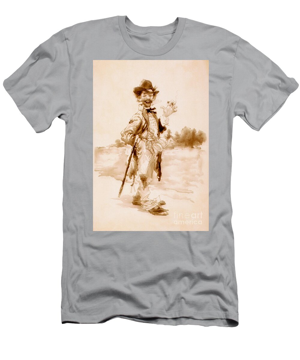 Vintage Stogie 1899 T-Shirt featuring the photograph Vintage Stogie 1899 by Padre Art