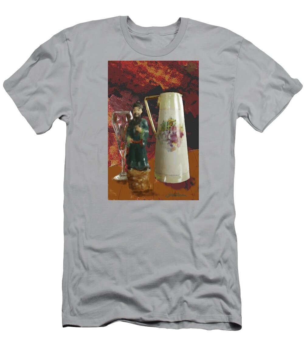 Painting T-Shirt featuring the digital art Waiting by Dale Stillman