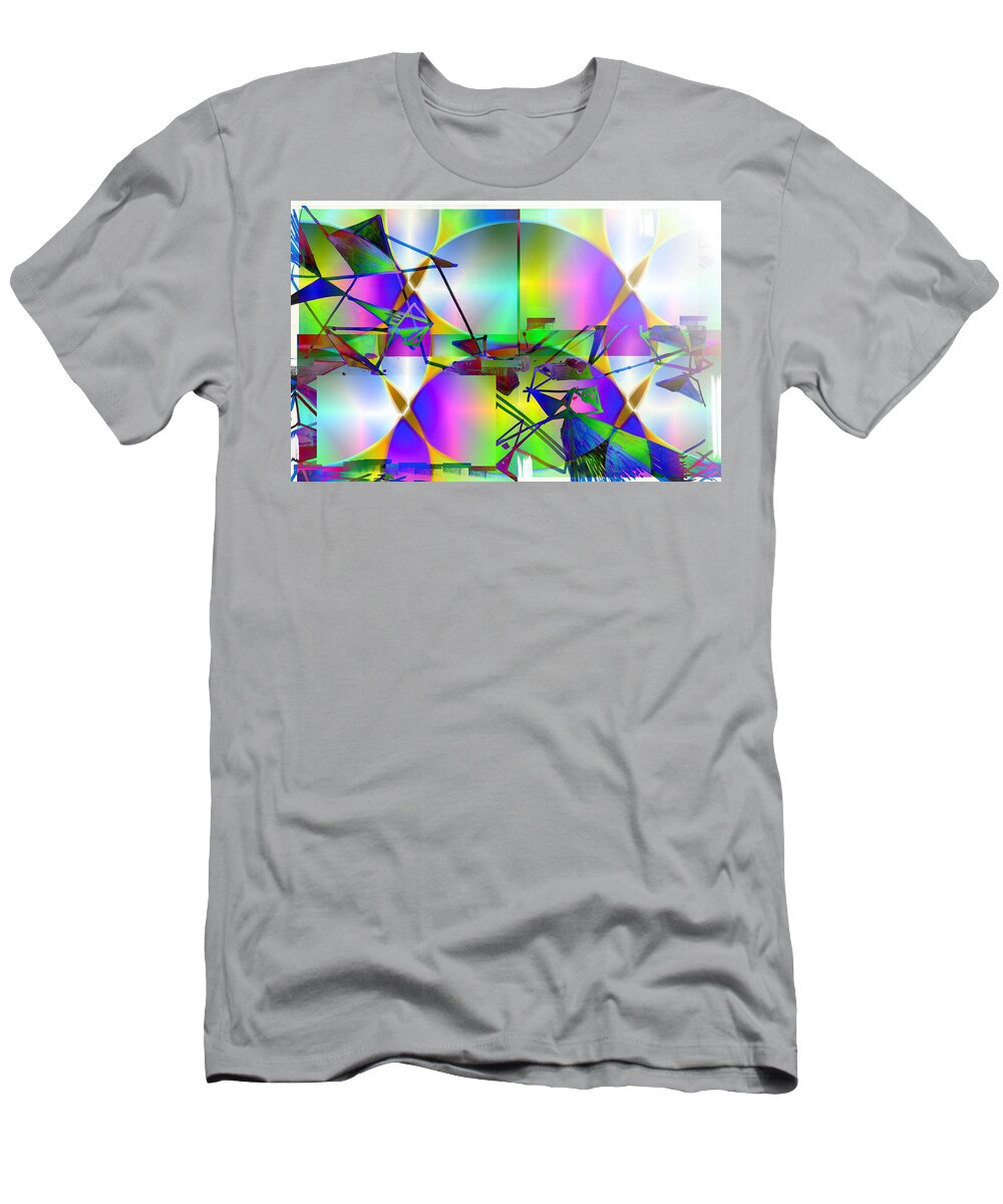 Abstract T-Shirt featuring the digital art Waiting For Spring.. by Art Di