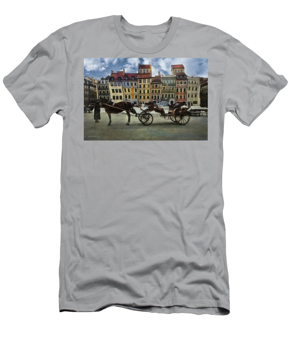  T-Shirt featuring the photograph Old Town in Warsaw # 30 by Aleksander Rotner