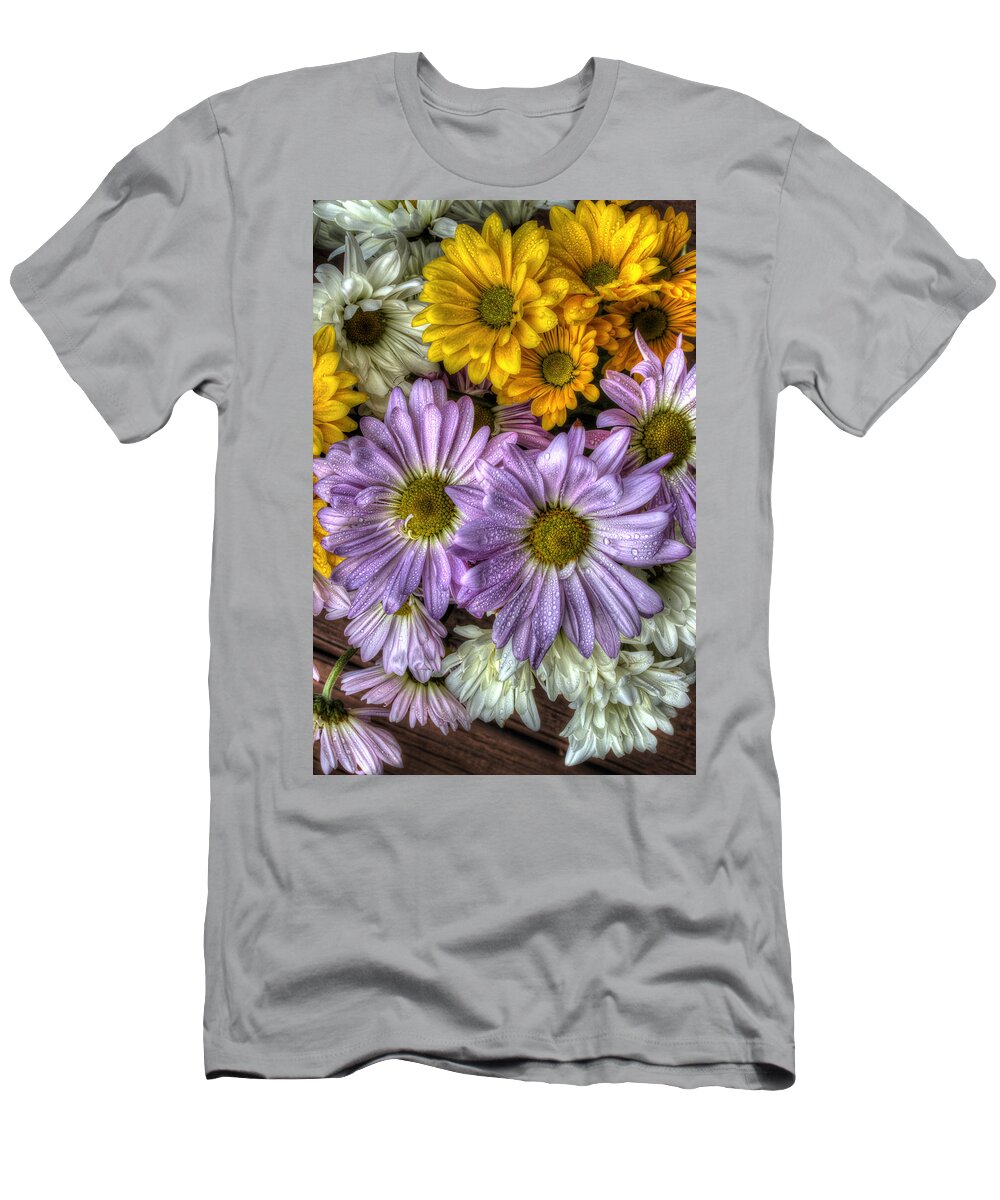 Daisies T-Shirt featuring the photograph We Need To Be Together by Mike Eingle
