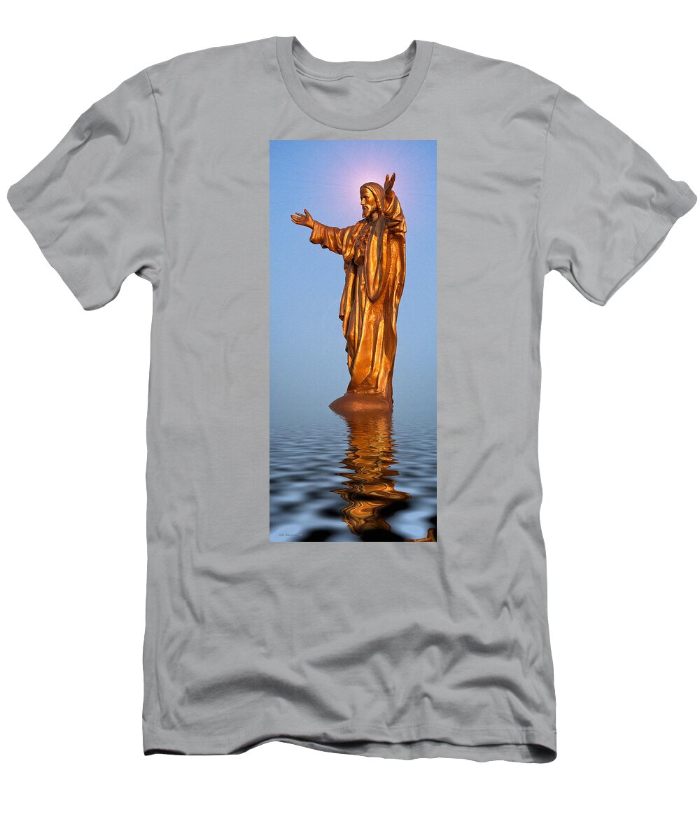 Welcoming T-Shirt featuring the photograph Welcoming 2 by WB Johnston