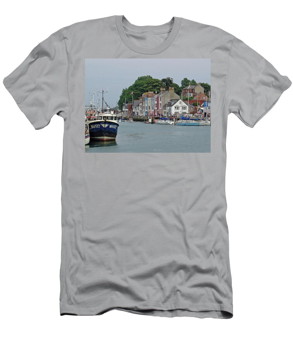 Europe T-Shirt featuring the photograph Weymouth Harbour by Rod Johnson