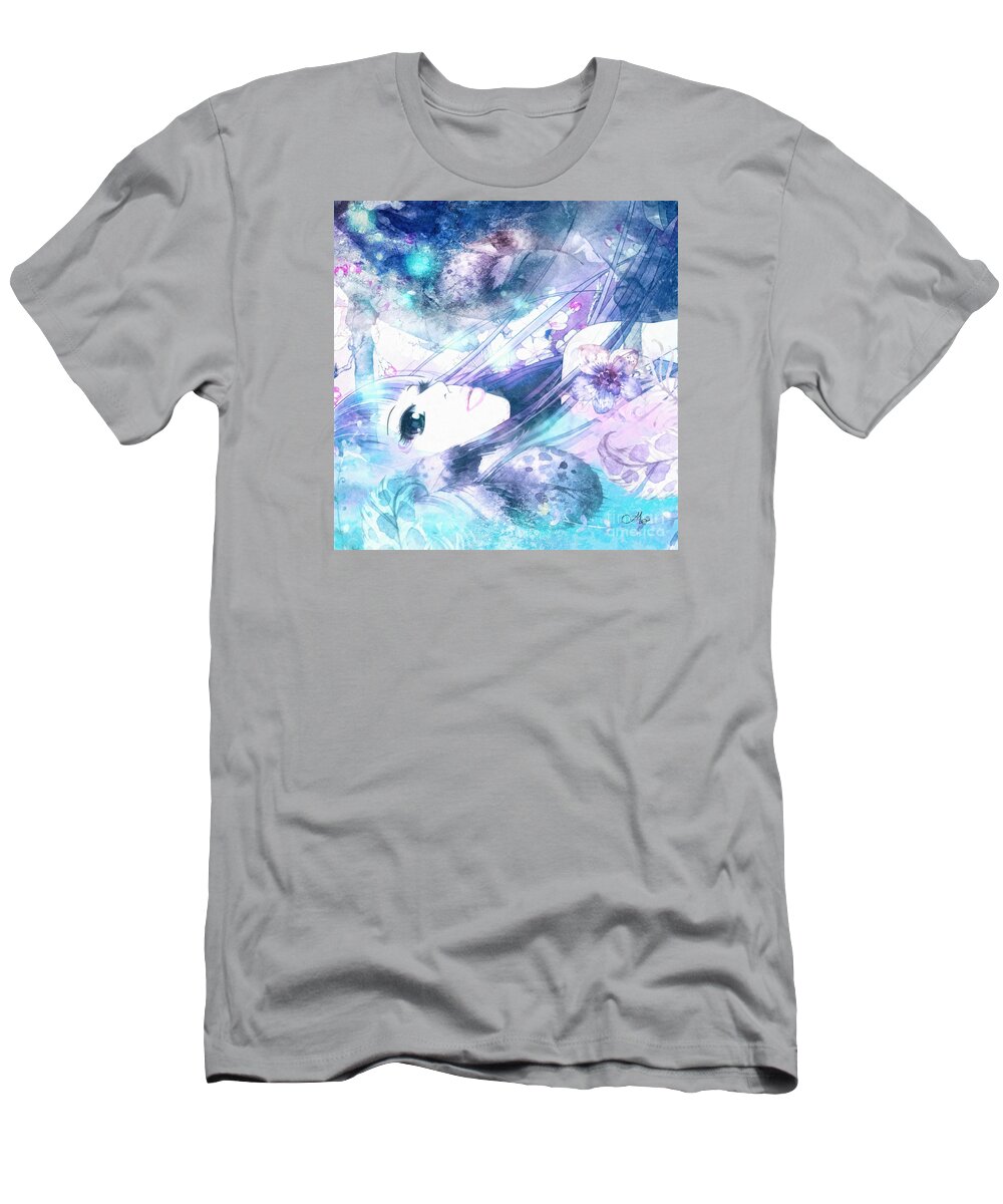 What Dreams May Come T-Shirt featuring the painting What Dreams May Come by Mo T