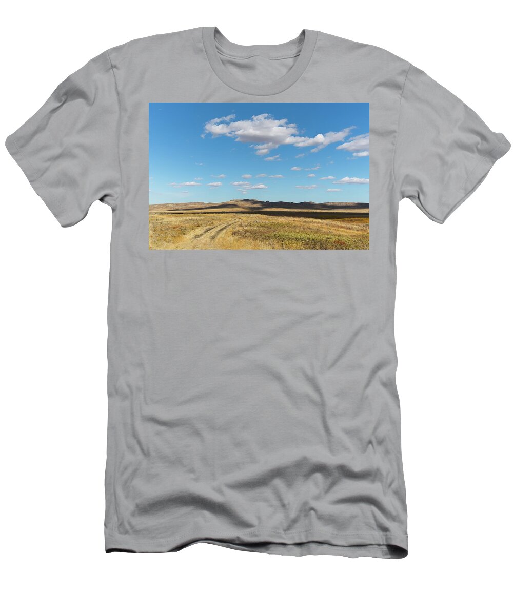 Canada T-Shirt featuring the photograph What Was Once A Road by Allan Van Gasbeck