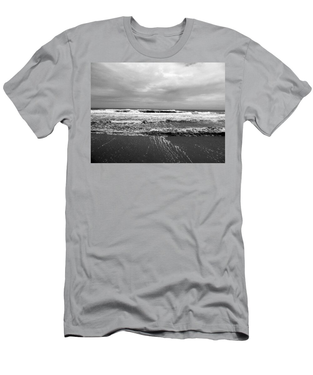 Waves T-Shirt featuring the photograph Wild Ocean Waters by Lisa Blake