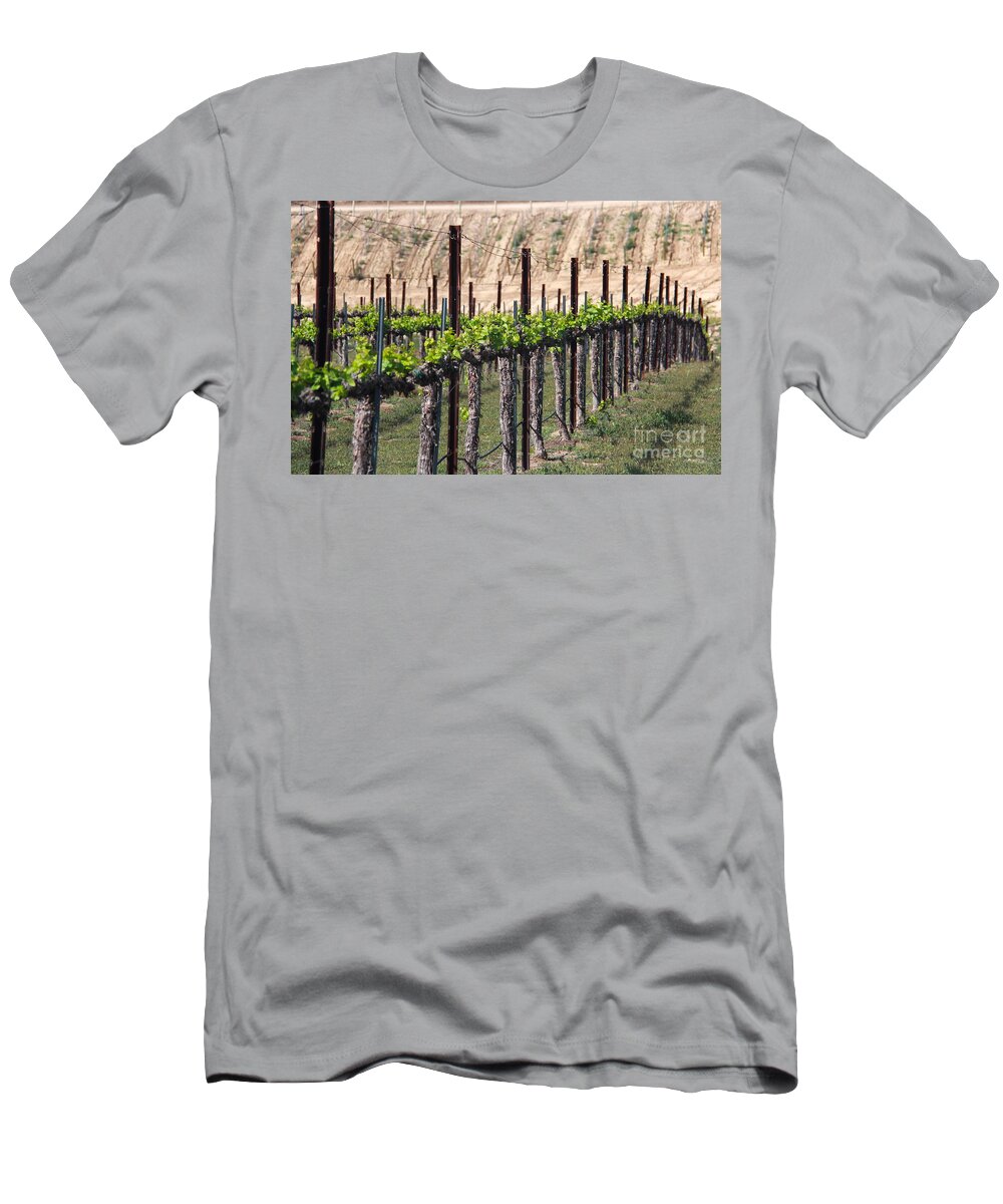 Wine T-Shirt featuring the photograph Wine Country Spring by Suzanne Oesterling